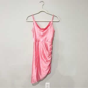 Milly Blush Satin Slip Dress